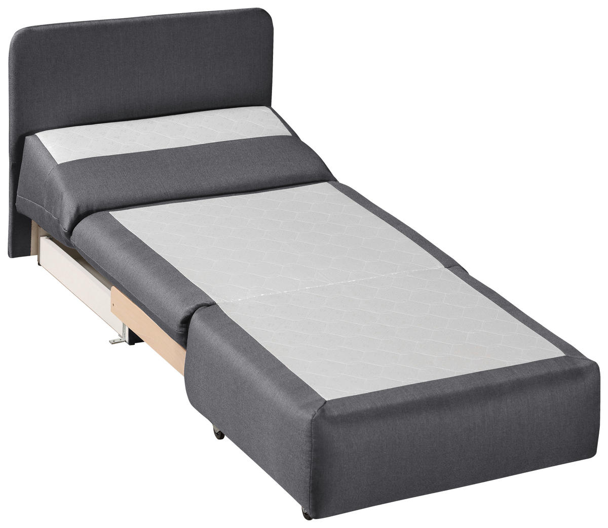 SCHLAFSESSEL  mit Flachgewebe Grau  - Grau, Design, Textil (90/89/83cm) - Novel
