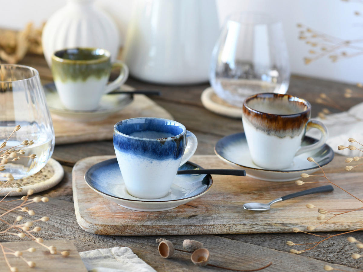 TASSENSET Cascade 8-teilig  - Multicolor, Basics, Keramik (19/19/19cm) - Creatable