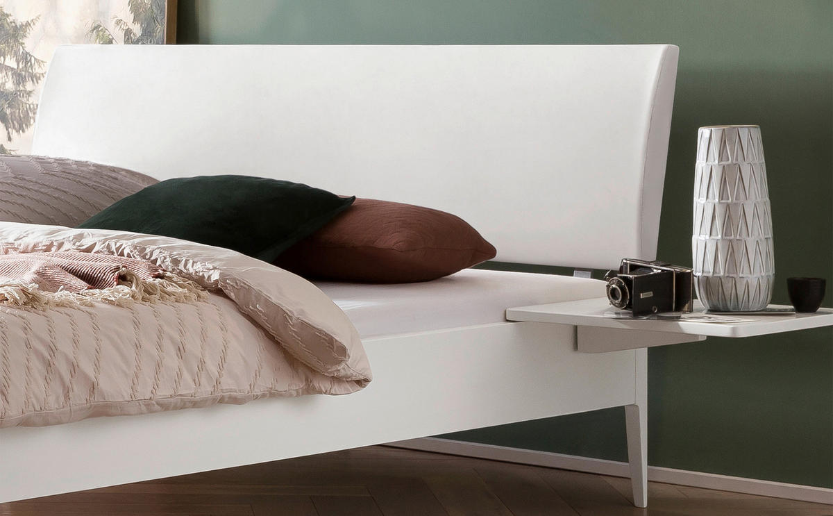 BETT 140/200 cm  in Weiß  - Weiß, KONVENTIONELL (140/200cm) - Hasena