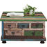 COUCHTISCH Mangoholz teilmassiv quadratisch Multicolor - Multicolor/Braun, Design, Holz (88/88/47cm) - Carryhome