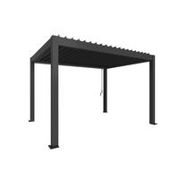 PAVILLON - Dunkelgrau, Design, Metall (404,5/264/312cm) - Biohort
