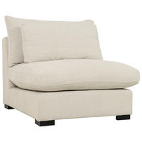 FÅTÖLJ i trä, textil beige  - beige/svart, Klassisk, trä/textil (107/80/90cm) - Pure Home Comfort