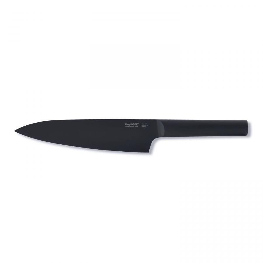 NOŽ ZA ŠEFA KUHINJE   32,5/4,5/2 cm           nerjaveče jeklo - črna, Basics, kovina (32,5/4,5/2cm) - BergHOFF