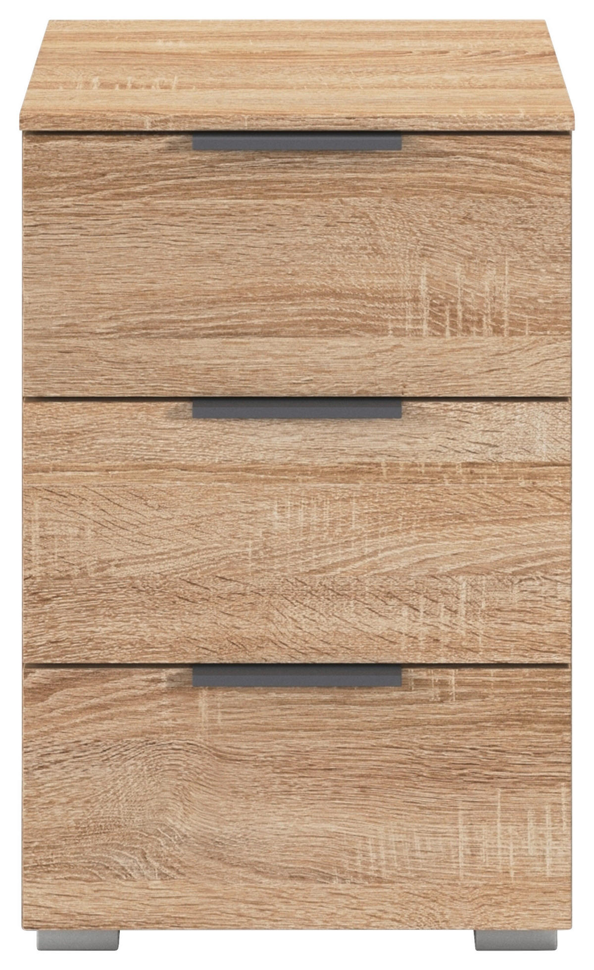 NACHTKÄSTCHEN in Sonoma Eiche  - Alufarben/Grau, MODERN, Holzwerkstoff (40/61/42cm) - Rauch Möbel