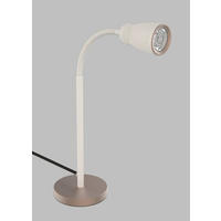 LED ASZTALI LÁMPA - világosszürke/cappuccino, Basics, műanyag/fém (11/49,5cm)