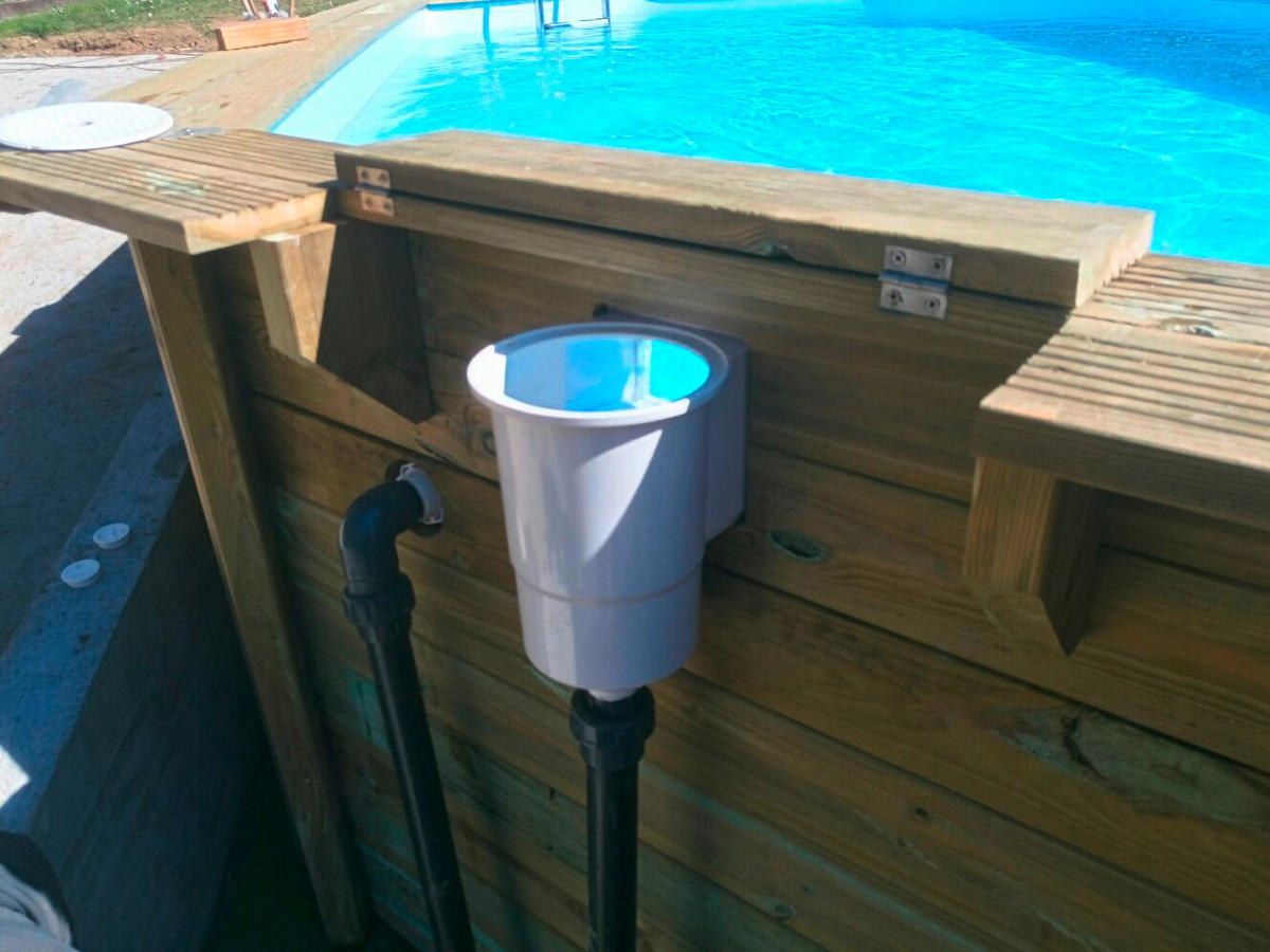 POOL-SET 2024 620/420/133 cm  - Kieferfarben, KONVENTIONELL, Holz (620/420/133cm) - Gre
