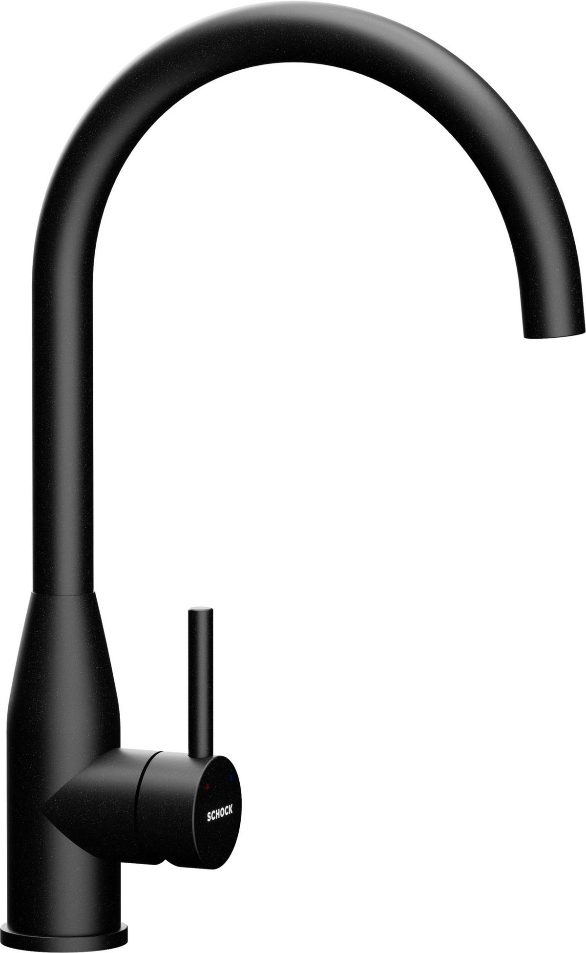 KÜCHENARMATUR 559027PUR  - Schwarz, Basics, Stein (5/38/21cm) - Schock