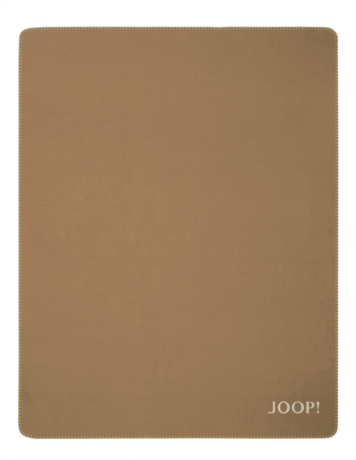WOHNDECKE Uni Doubleface 150/200 cm  - Fango/Naturfarben, Basics, Textil (150/200cm) - Joop!