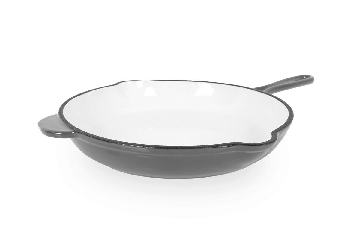 BRATPFANNE  - Grau, Basics, Metall (42,5/27/4,5cm) - Echtwerk