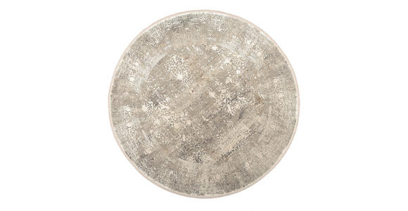 WEBTEPPICH 200 cm Avignon Grau, Goldfarben rund  - Goldfarben/Grau, Design, Textil (200cm) - Dieter Knoll