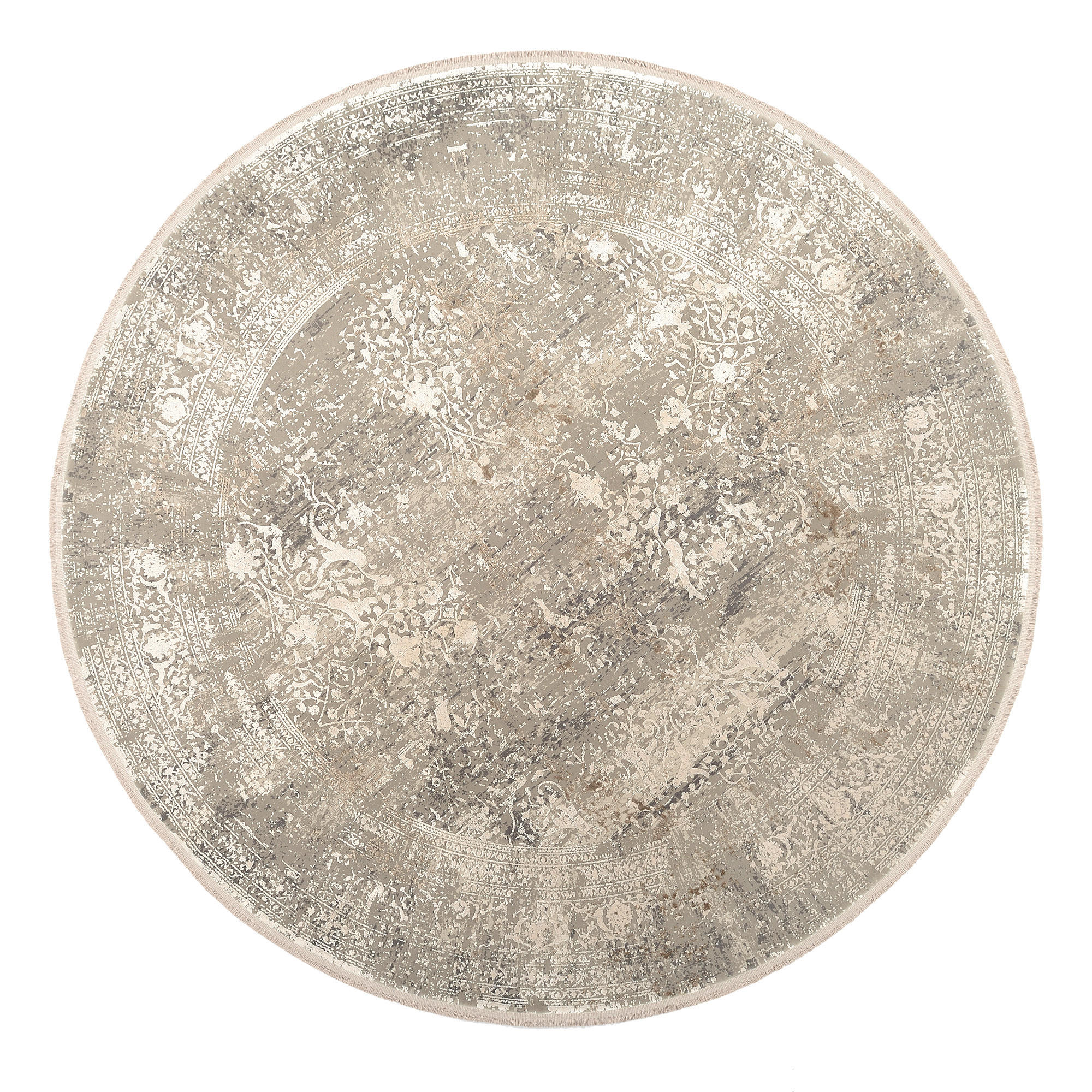Dieter Knoll Webteppich Avignon Grau, Gold