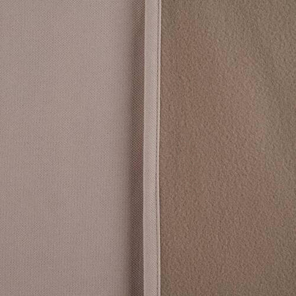 WÄRMESCHUTZVORHANG blickdicht  - Naturfarben, KONVENTIONELL, Textil (135/245cm)