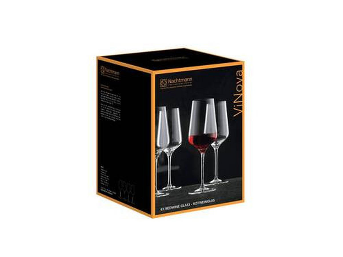 GLÄSERSET Vinova  4-teilig  - Transparent, Design, Glas (18,4/18,4/24,9cm) - Nachtmann