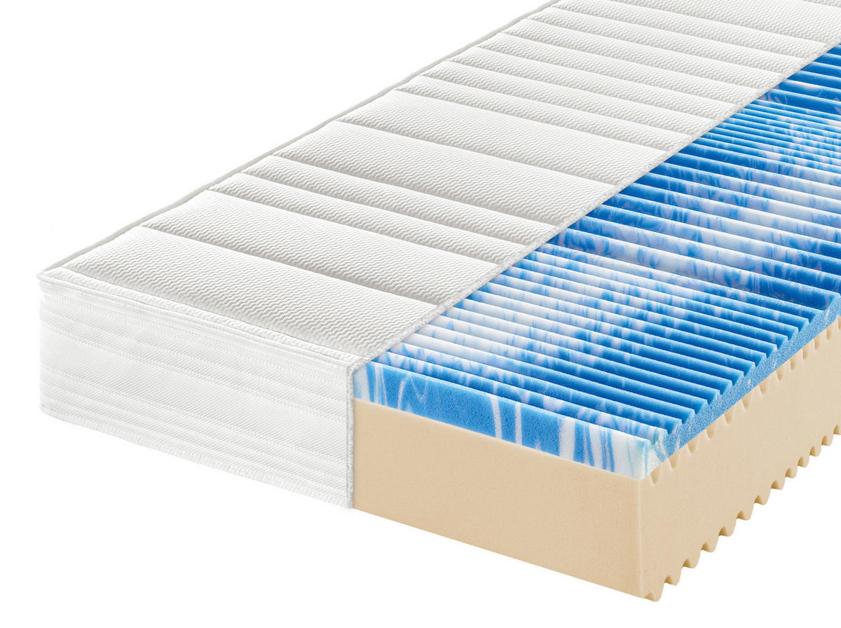 MATRATZENSET 100/200 cm  - Birkefarben, Basics, Holz (100/200cm) - Sleeptex