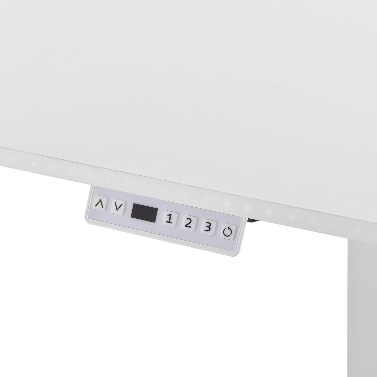 SCHREIBTISCH 120/60/72-118 cm  in Weiß  - Weiß, MODERN, Holz/Metall (120/60/72-118cm) - MID.YOU