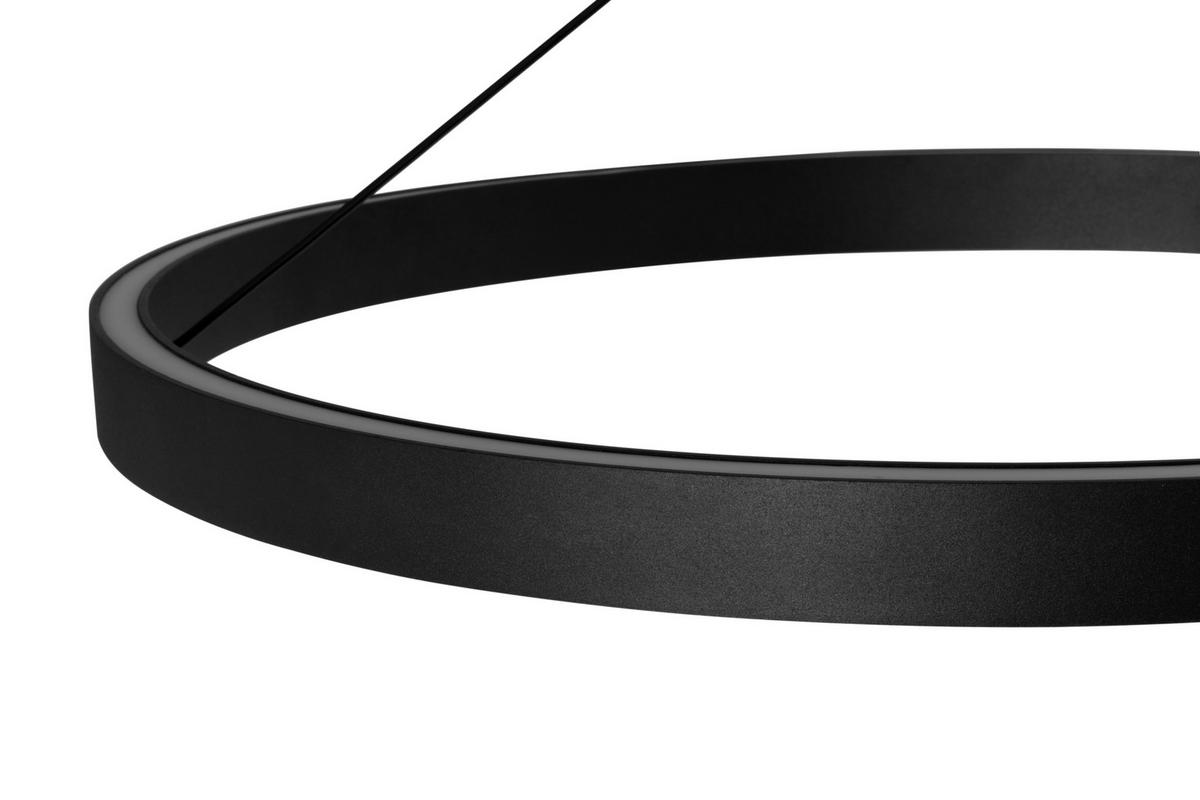 LED-HÄNGELEUCHTE Aero 98/45/150 cm   - Schwarz, Design, Metall (98/45/150cm) - Dieter Knoll