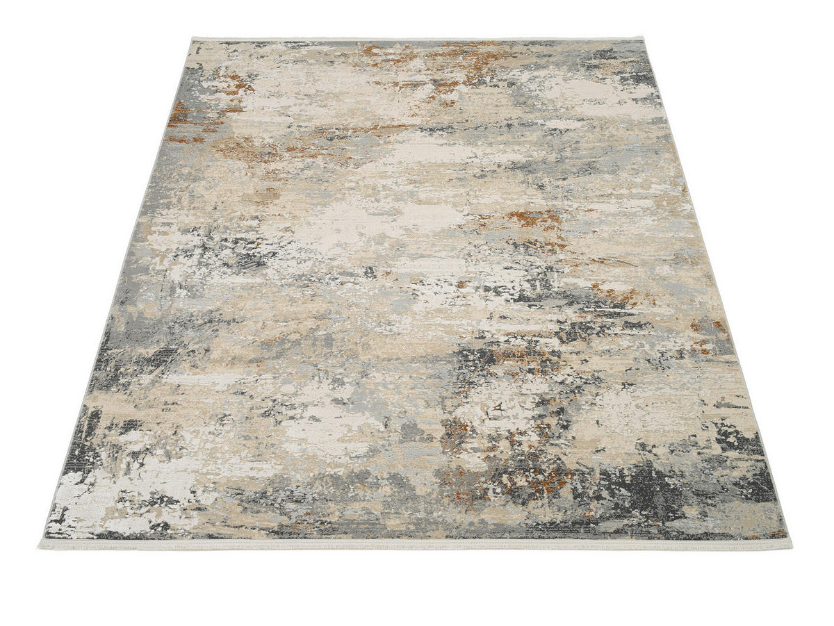 WEBTEPPICH 240/300 cm Le Mans Grau, Beige  - Beige/Grau, Design, Textil (240/300cm) - Dieter Knoll