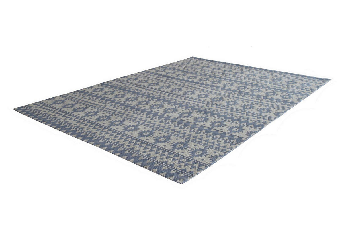 RAVNO TKANA PREPROGA      80/150 cm    taftano  svetlo modra  - svetlo modra, Basics, tekstil (80/150cm) - Kayoom