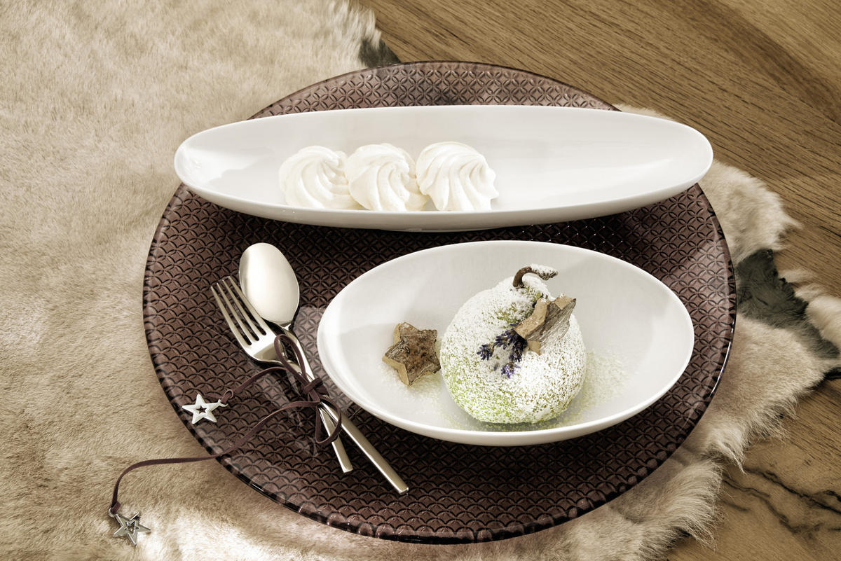 DESSERTSCHALE Modern Grace  - Weiß, Basics, Keramik (12/19cm) - Villeroy & Boch