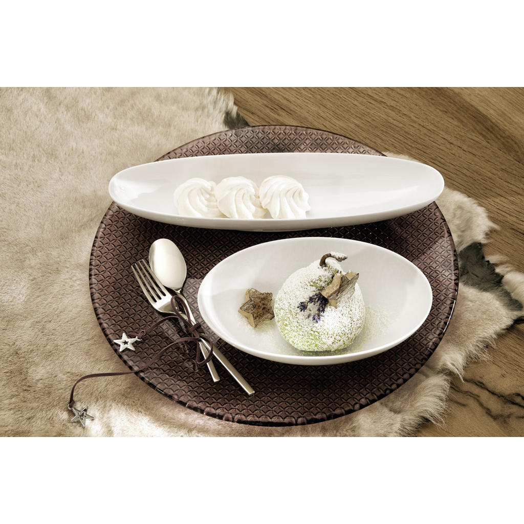 Thumbnail - Villeroy & Boch Dessertschale Modern Grace, Weiß, Keramik, oval, 12x19 cm, Essen & Trinken, Geschirr, Schalen & Schüssel...