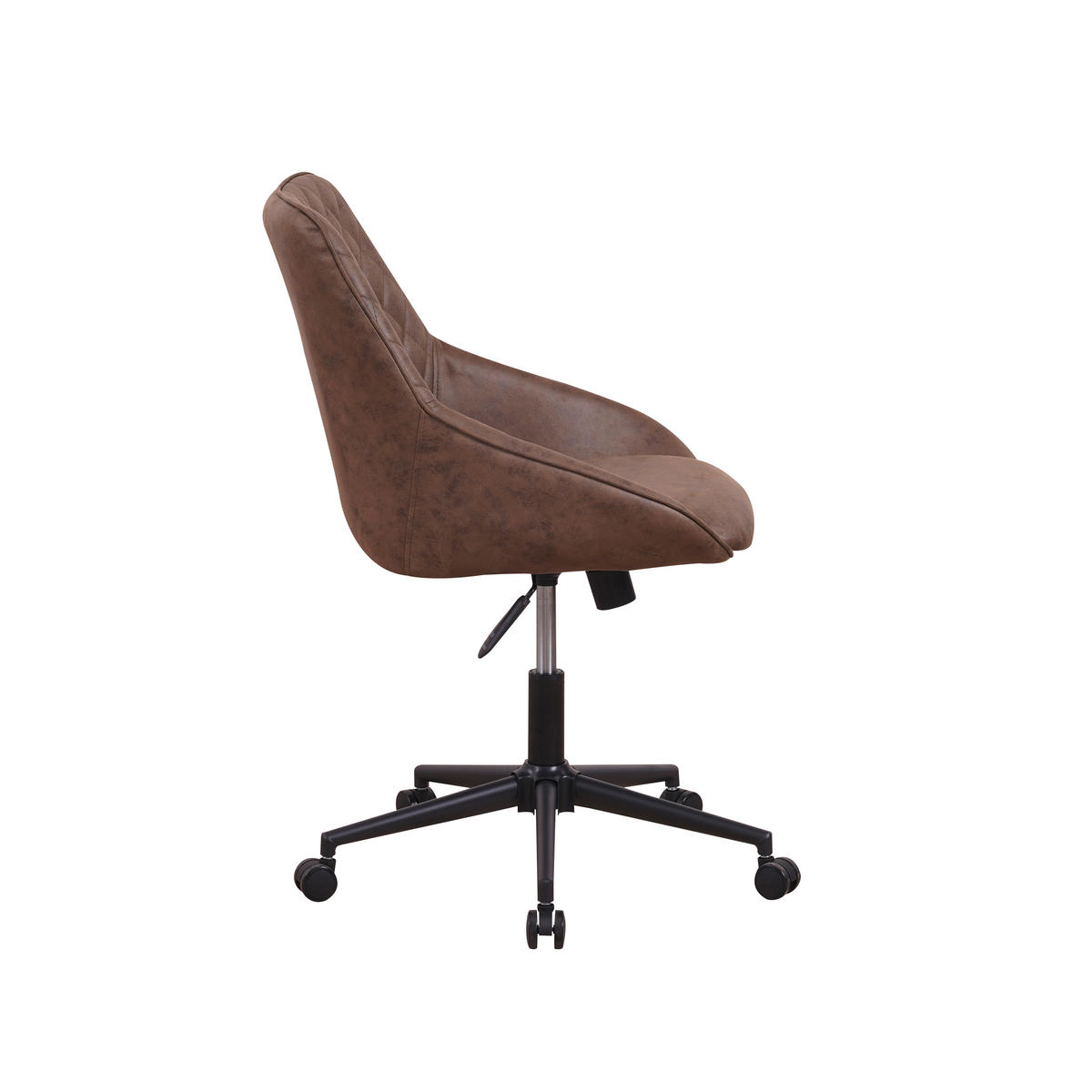 OTOČNÁ STOLIČKA, mikrovlákno, zelená - zelená, Modern, textil/plast (60/84/64,5cm) - MID.YOU