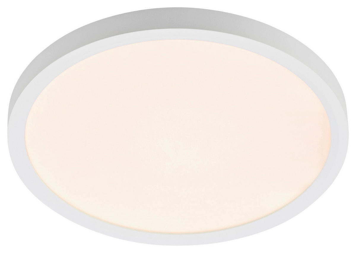 DECKENLEUCHTE  30/3.5 cm    - Weiß, Basics, Kunststoff (30/3.5cm) - Markslöjd