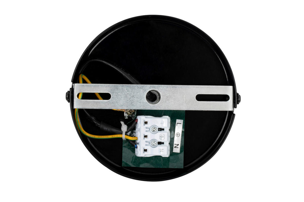 DECKENLEUCHTE  30/15 cm    - Schwarz, Design, Kunststoff/Metall (30/15cm) - Collet's Monde