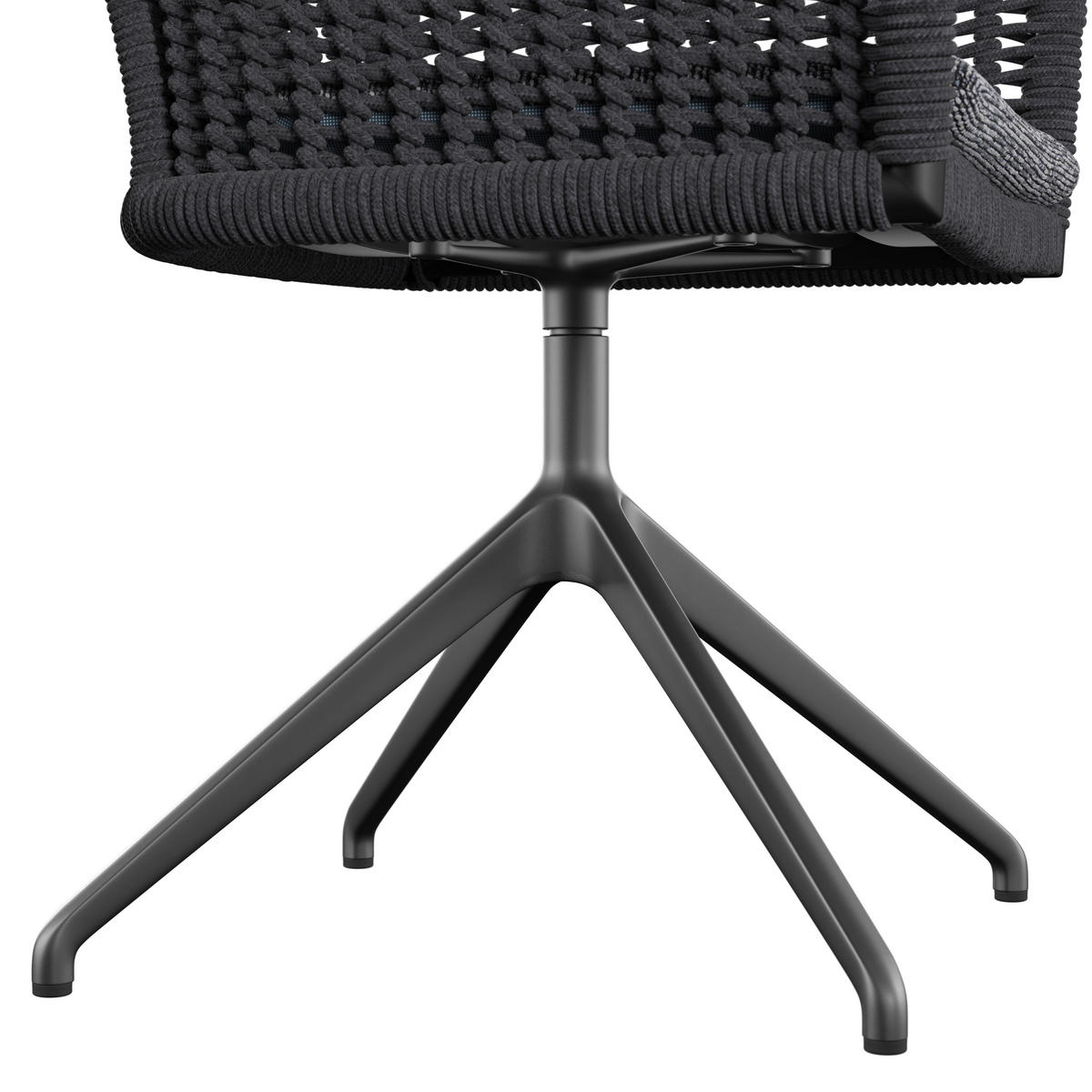 KERTI SZÉK fém, textil antracit  - antracit, Basics, textil/fém (56/78,5/62,5cm) - Amatio