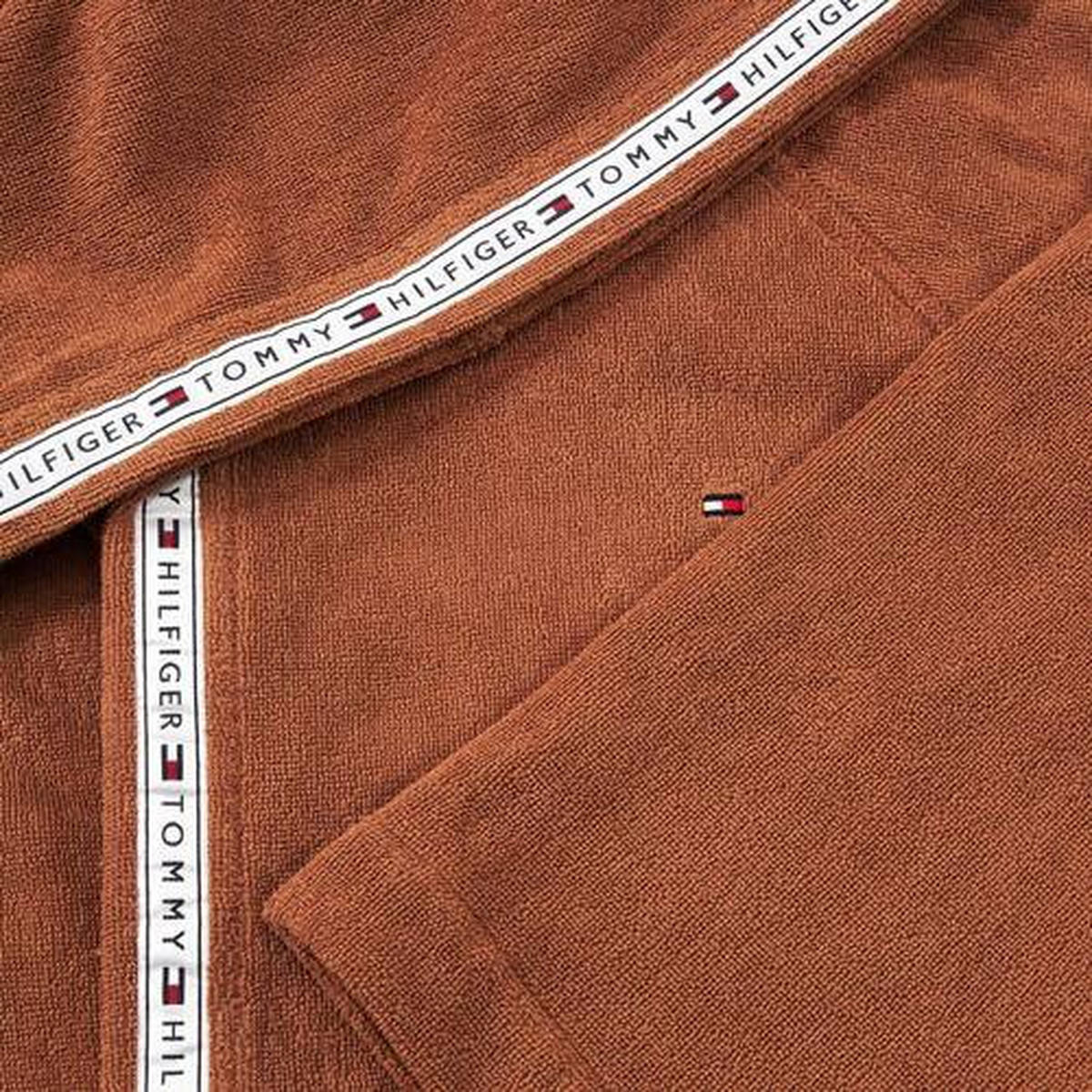 BADEMANTEL Timeless  - Cognac, Basics, Textil (Lnull) - Tommy Hilfiger