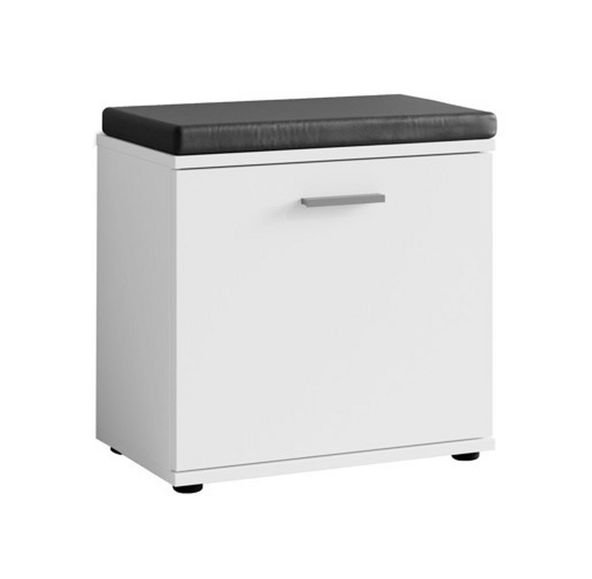 GARDEROBE  in 49/196/30 cm  - Schwarz/Weiß, Design, Holzwerkstoff (49/196/30cm) - MID.YOU