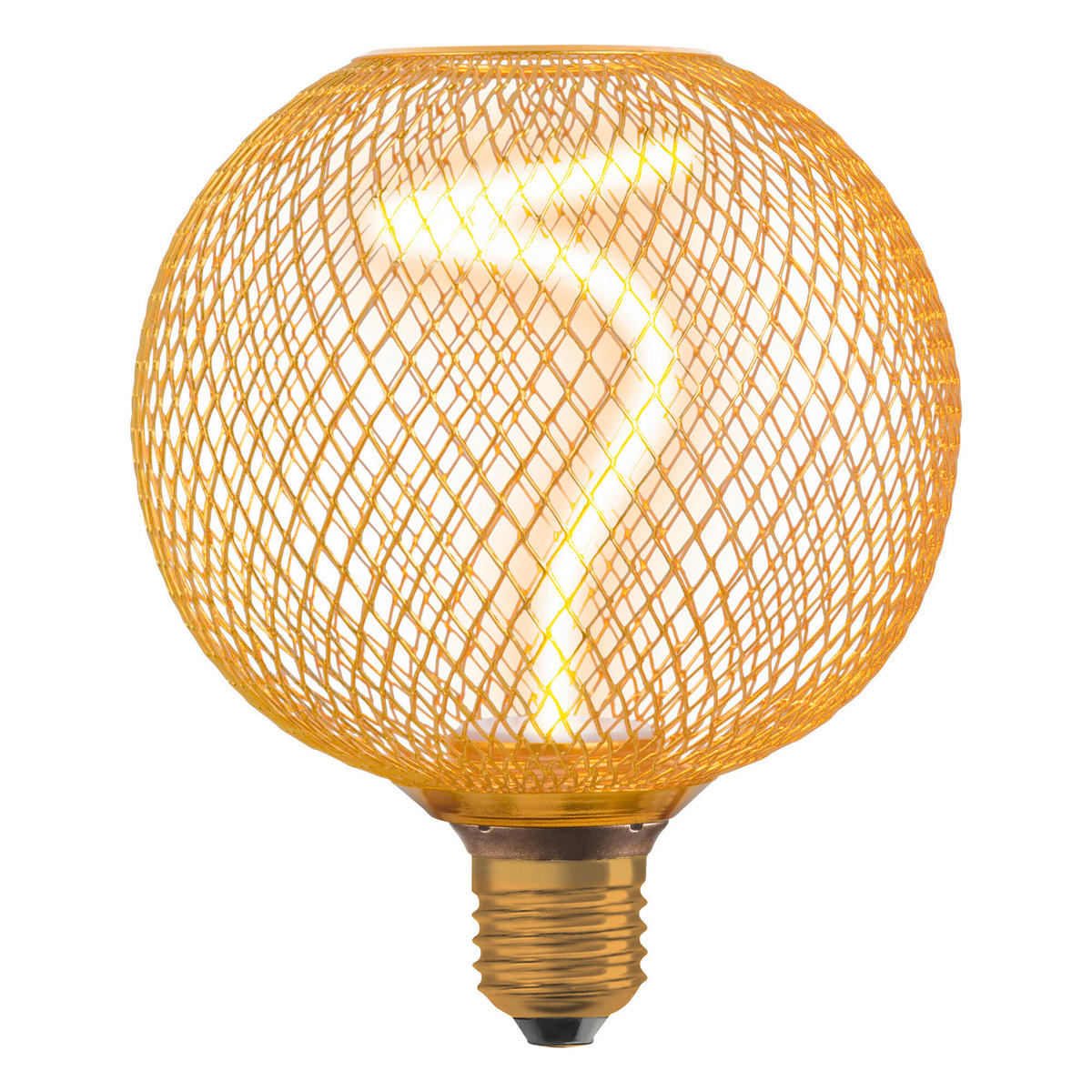 LED-FILAMENT-LEUCHTMITTEL   E27 3,5 W 170 lm  - Goldfarben, KONVENTIONELL, Metall (12,5/15cm) - Ledvance