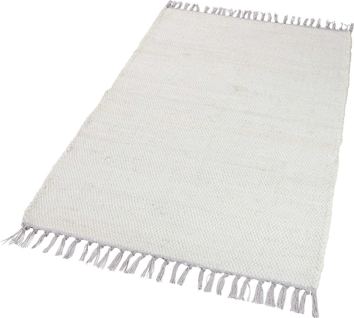 FLECKERLTEPPICH 80/150 cm Weiß  - Weiß, LIFESTYLE, Textil (80/150cm) - Boxxx