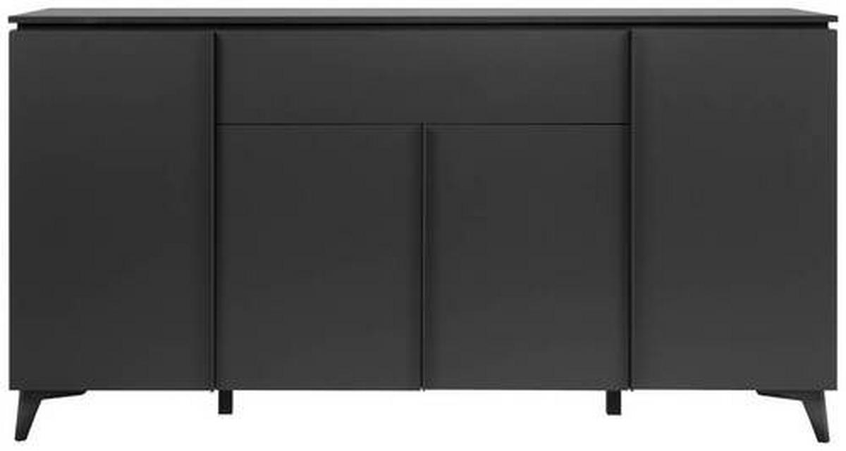 SIDEBOARD  177/92/40 cm 1 Schublade(n)  - Schieferfarben/Anthrazit, KONVENTIONELL, Holzwerkstoff/Kunststoff (177/92/40cm) - Carryhome
