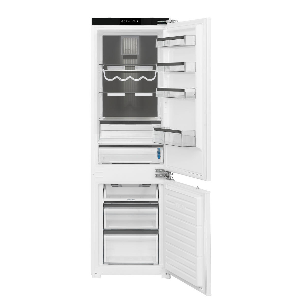 KÜHL-GEFRIER-KOMBINATION KNI 2330  - Weiß, Metall (54/177/54,5cm) - Nabo