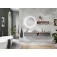 BADEZIMMERSPIEGEL 80/80/3 cm - Silberfarben, Design, Glas (80/80/3cm) - Novel