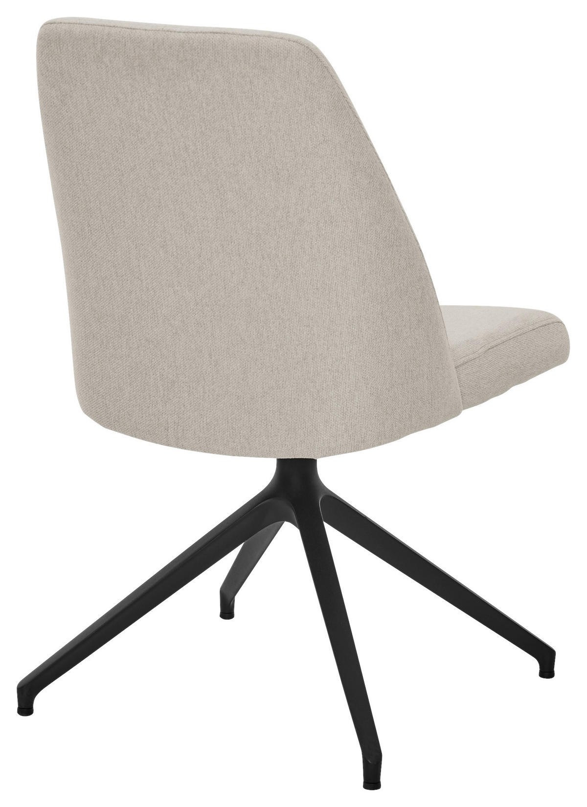 STUHL - Schwarz/Naturfarben, Design, Textil/Metall (53/90/64cm) - Musterring