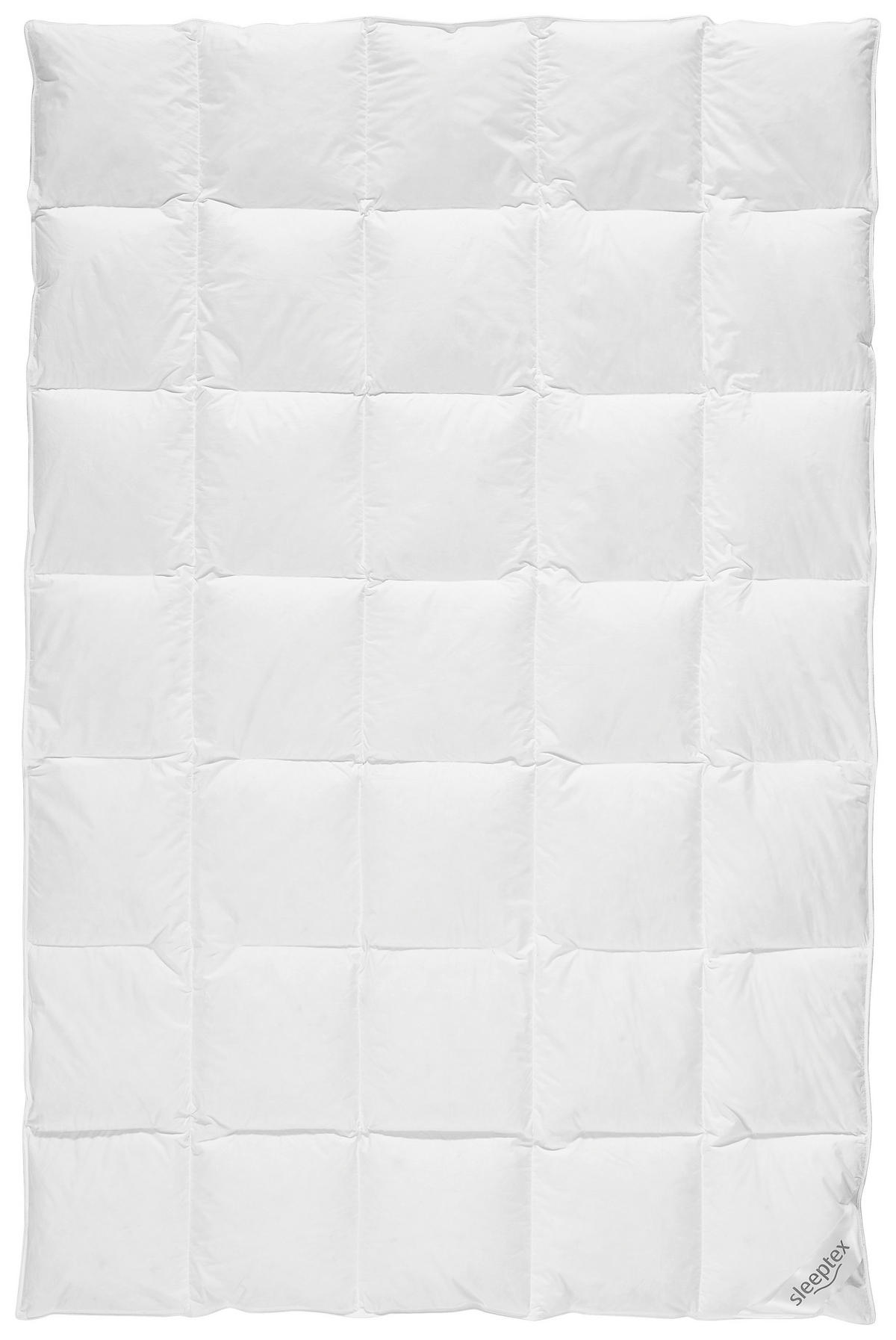 GANZJAHRESDECKE   135/200 cm   - Weiß, Basics, Naturmaterialien/Textil (135/200cm) - Sleeptex