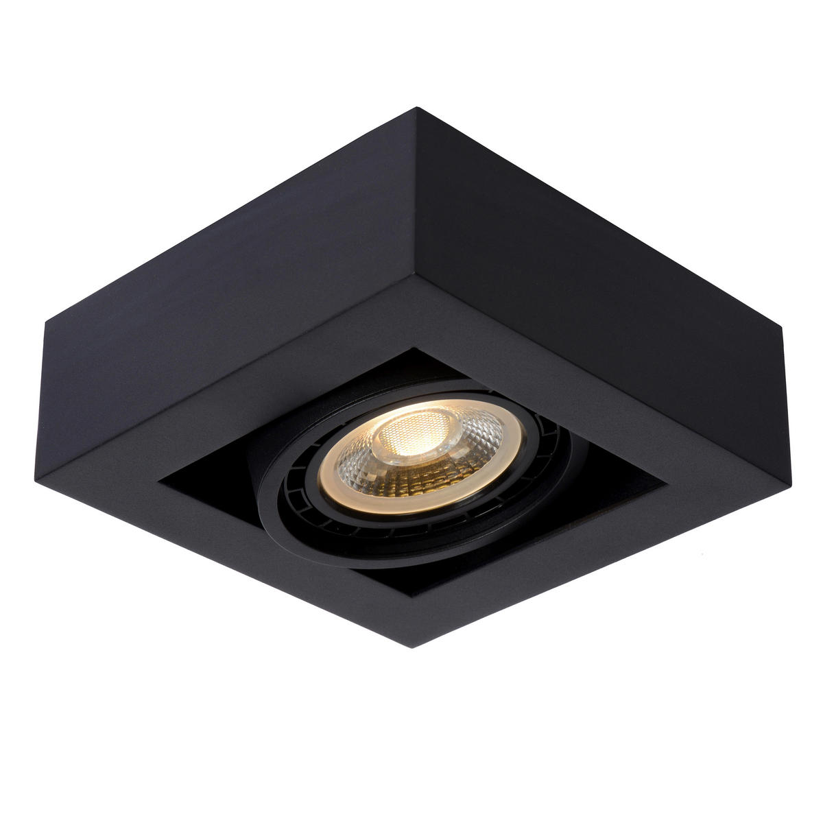 LED-STRAHLER 18.5/18.5/9 cm   - Alufarben, Basics (18.5/18.5/9cm) - Lucide