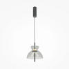 PENDELLEUCHTE 25/58 cm   - Schwarz/Grau, MODERN, Glas/Metall (25/58cm) - MAYTONI