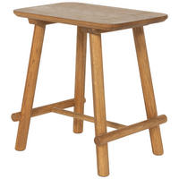 HOCKER Eiche Eichefarben  - Eichefarben, Natur, Holz (45/45/30cm) - Linea Natura