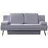 SCHLAFSOFA - Hellgrau, Design, Holz/Textil (200/90/97cm) - Novel SCHLAFSOFA - Hellgrau, Design, Holz/Textil (200/90/97cm) - Novel
