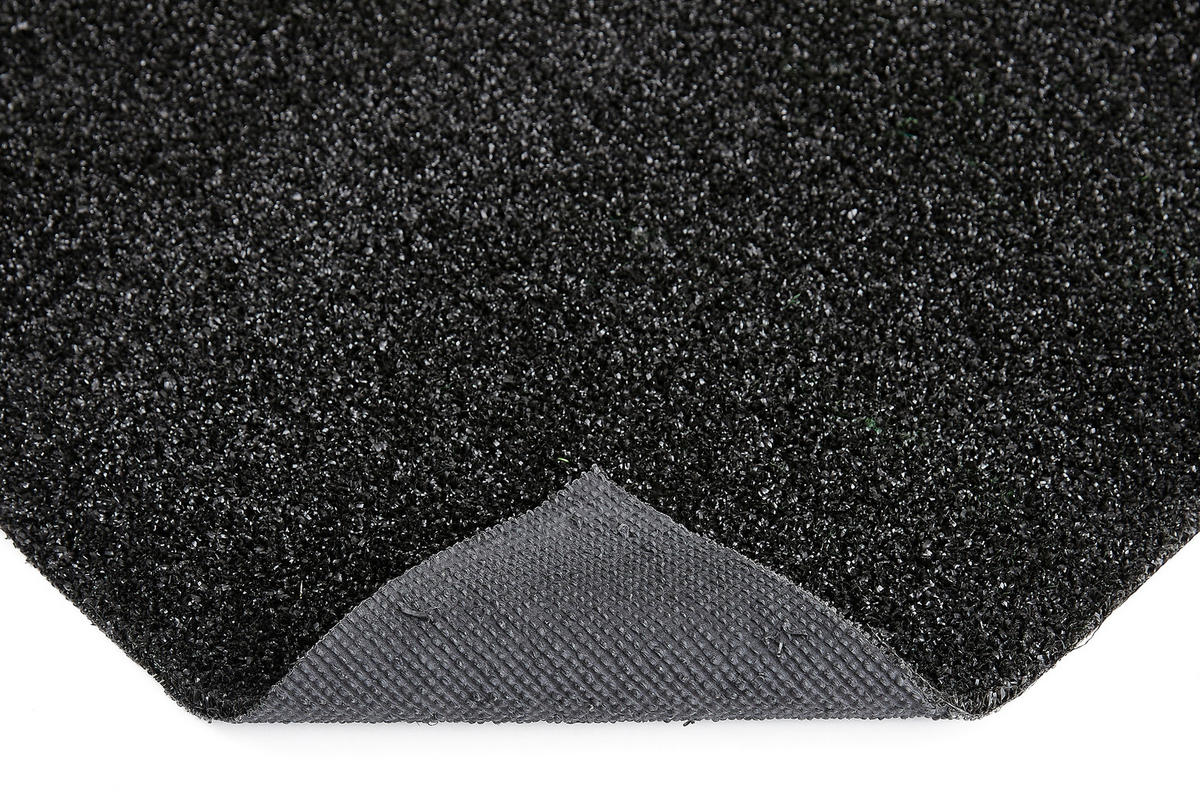 RASENTEPPICH - Schwarz, Basics, Kunststoff (100/200cm)