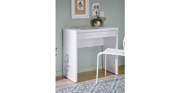 SCHREIBTISCH 79/44/76 cm in Weiß - Weiß, KONVENTIONELL, Holzwerkstoff (79/44/76cm) - Venda