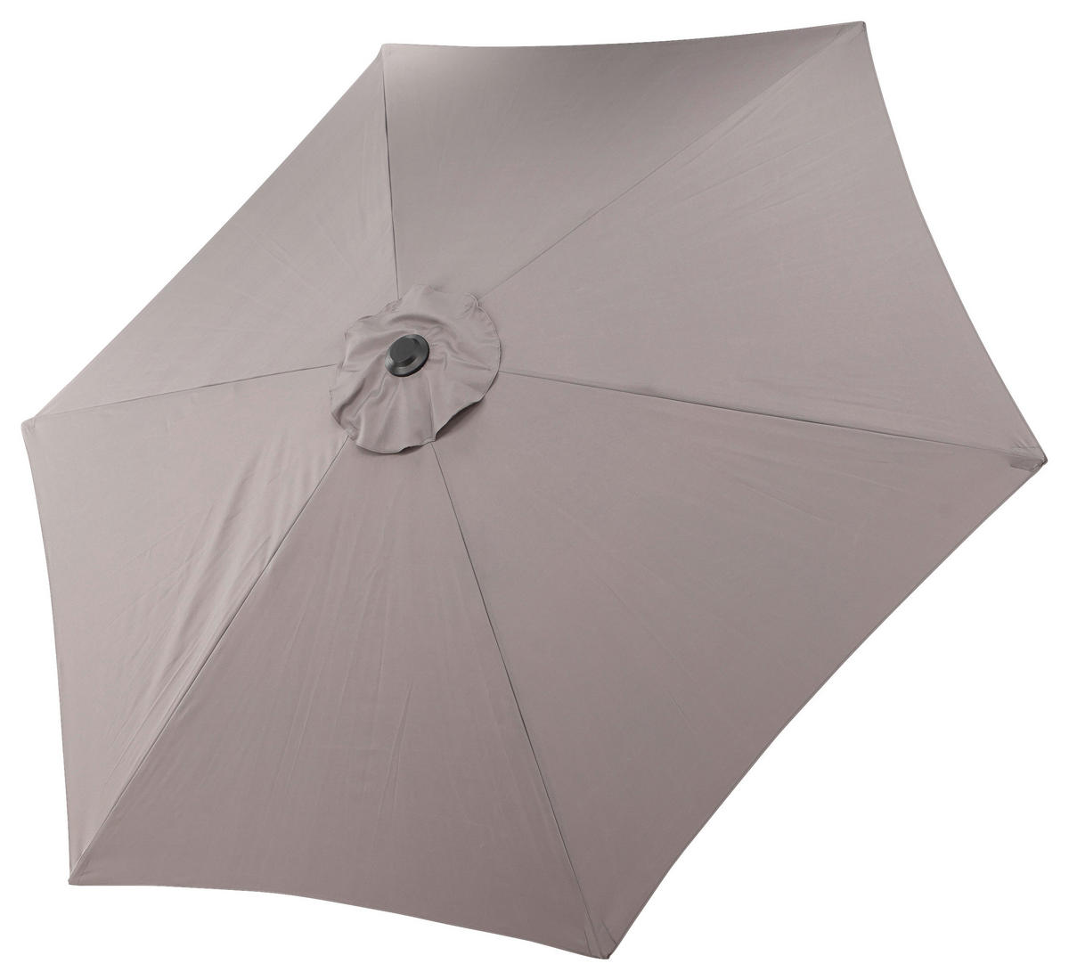 SONNENSCHIRM 300 cm  - Grau, KONVENTIONELL, Textil/Metall (300/300cm) - Gardenson