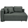 CHAISELONGUE Chenille Anthrazit  - Anthrazit/Schwarz, KONVENTIONELL, Kunststoff/Textil (93/73/171cm) - Carryhome