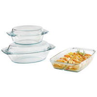 SET VASE PENTRU CUPTOR  5 piese  - străveziu, Basics, sticlă - Homeware