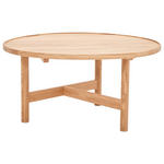 COUCHTISCH Kernbuche massiv 80/80/40 cm rund Kernbuche  - Kernbuche, Design, Holz (80/80/40cm) - Linea Natura