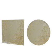 DEKOTELLER - Goldfarben, LIFESTYLE, Glas (20/20cm)