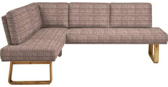 ECKBANK 174/265 cm in Braun, Eichefarben - Eichefarben/Braun, Design, Holz/Textil (174/265cm) - Dieter Knoll