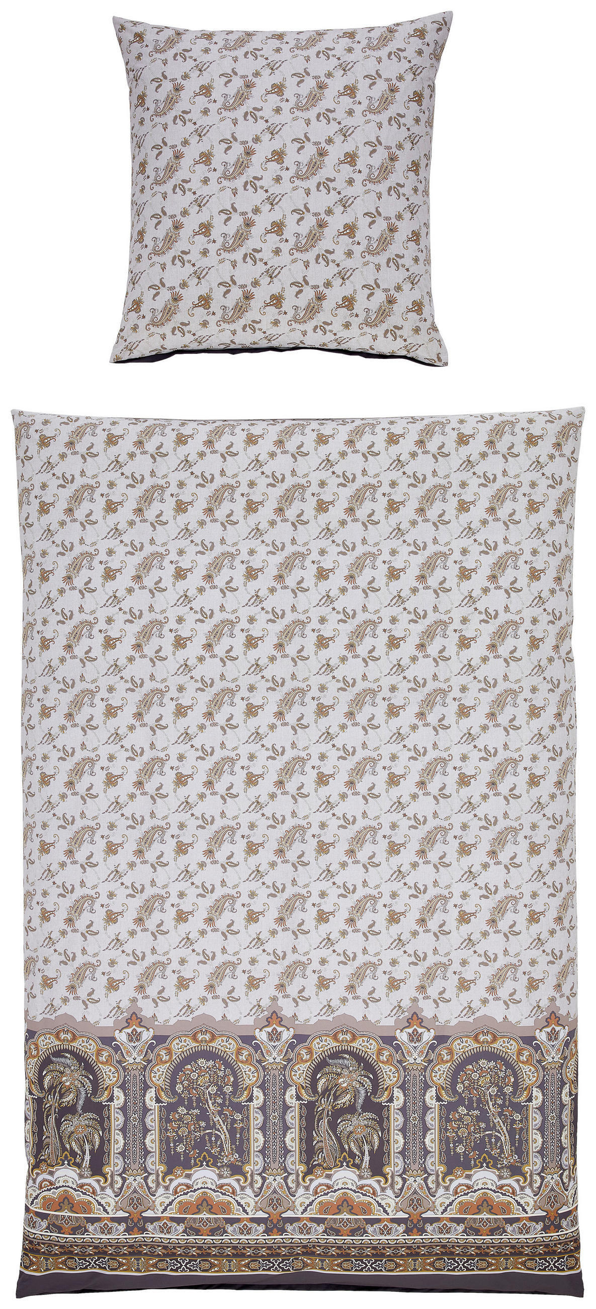 BETTWÄSCHE 155/220 cm  - Beige, Basics, Textil (155/220cm) - Bassetti